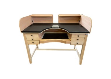 ETABLI DE SERTISSEUR SANS FOSSE 140X75XH93 - TOP NOIR FINGER PROOF