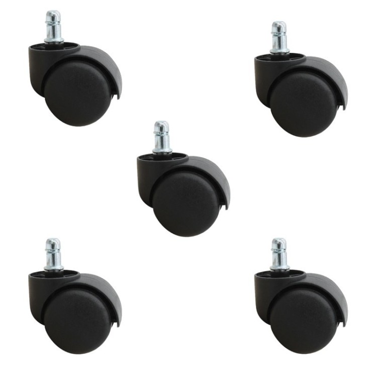 Roulettes pour chaise ou tabouret x 5