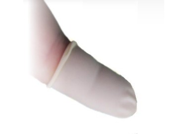 PROTEGE DOIGT BLANC LATEX (PAQUET DE 100PCS)