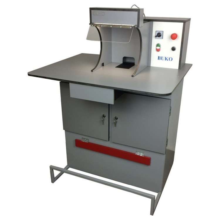 Table à polir Buko 1 poste, aspiration avec vitesse variable sans moteur
