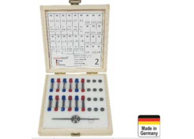 JEU TARAUDS ET FiILIERES PAS METRIQUE HORLOGER (0.4 à 1.4mm) MADE IN GERMANY