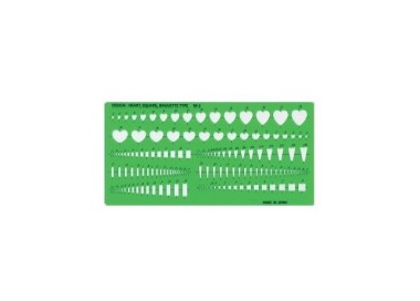 GABARIT A TRACER COEUR - PRINCESSE - BAGUETTE