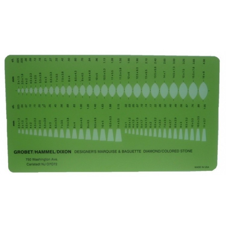 GABARIT A TRACER N°13 NAVETTES &amp; TRAPEZES