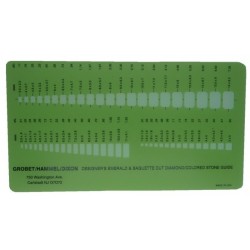 GABARIT A TRACER N°16 CALIBRES - TAILLE PRINCESSE &amp; EMERAUDE