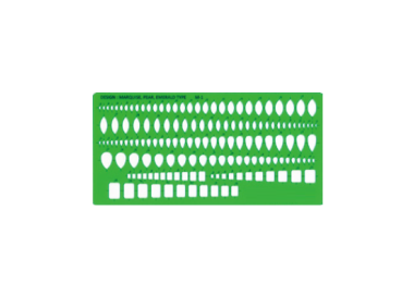 GABARIT A TRACER N°14 MARQUISES - POIRES - EMERAUDES