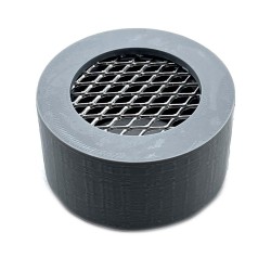 Embout pour tuyau d'aspirateur d'établis avec grille interchangeable