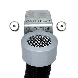 Support aimanté pour tuyau d'aspirateur + aimants