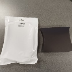 OCCASION - Boite "berlingot" noir mat 15x16cm