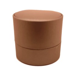 ECRIN ROND BAGUE CHAMPAGNE INTERIEUR NOIR PM