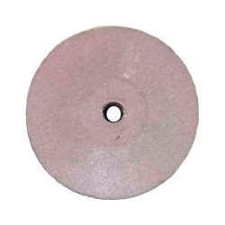 Meulettes gomme rose grain fin Ø16 mm – Lot de 20 | Outilor