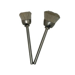 Brossettes furet chèvre blanc Ø2,35 – Lot de 10 tailles mixtes | Outilor