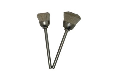 Brossettes furet chèvre blanc Ø2,35 – Lot de 10 tailles mixtes | Outilor