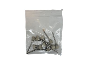 Brossettes furet chèvre blanc Ø2,35 – Lot de 10 tailles mixtes | Outilor