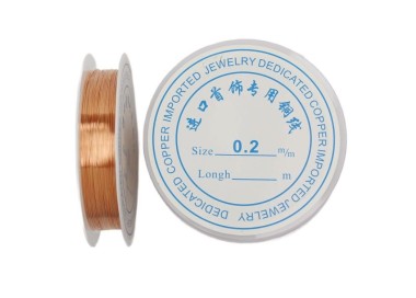 DESTOCKAGE-BOBINE FIL DE CUIVRE 0.2mm